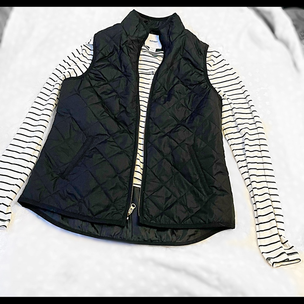 Black Puffer Vest